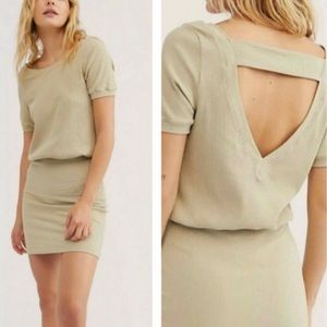 Free People Sage Backless Dress